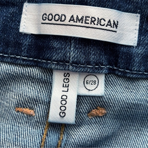 Good American Good Legs Jeans Sz 6 28 Skinny Blue200 - Picture 5 of 8